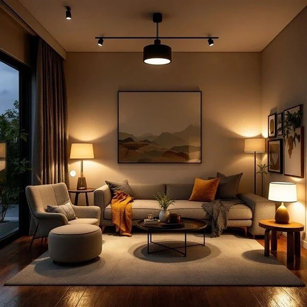 Modern luxury lounge interior